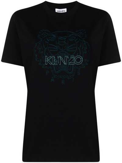 Kenzo футболка с вышитым логотипом