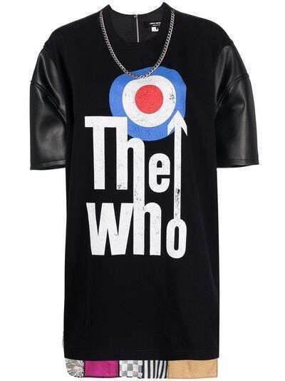 Junya Watanabe футболка The Who из искусственной кожи