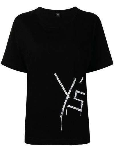 Y's футболка с вышитым логотипом