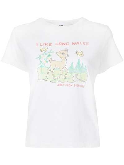 RE/DONE футболка I Like Long Walks
