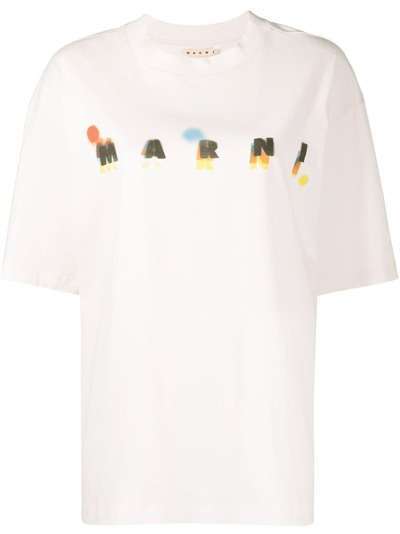 Marni футболка с короткими рукавами и логотипом