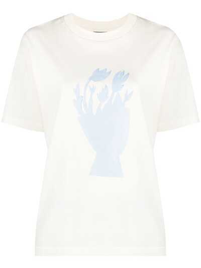 Jacquemus футболка с короткими рукавами и графичным принтом