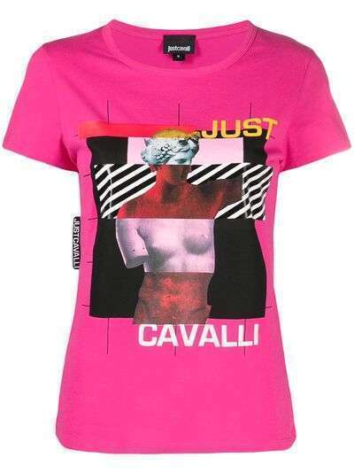 Just Cavalli футболка с принтом