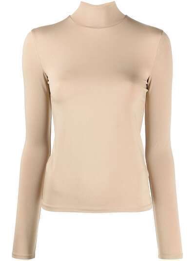 Vince high neck stretch top