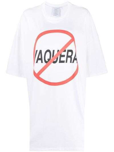 Vaquera футболка с надписью
