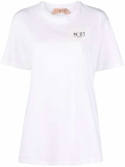 Nº21 logo patch cotton T-shirt