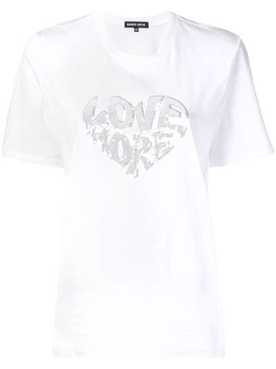 Markus Lupfer футболка Love с пайетками