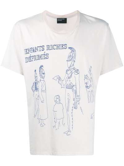 Enfants Riches Déprimés футболка Cavalry с принтом