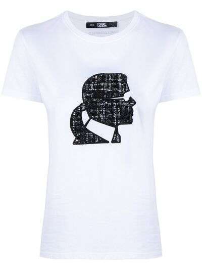 Karl Lagerfeld футболка Boucle Karl