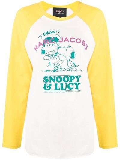 Marc Jacobs футболка I Fall In Love из коллаборации с Peanuts