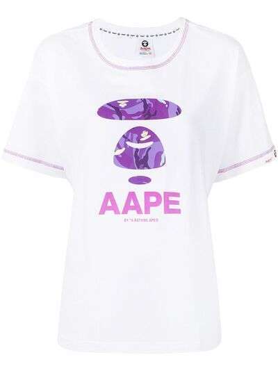 AAPE BY *A BATHING APE® футболка с логотипом