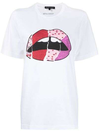 Markus Lupfer футболка Spring Garden Lip с графичным принтом