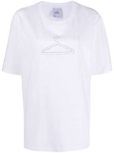 Holzweiler футболка с принтом Hanger Dots
