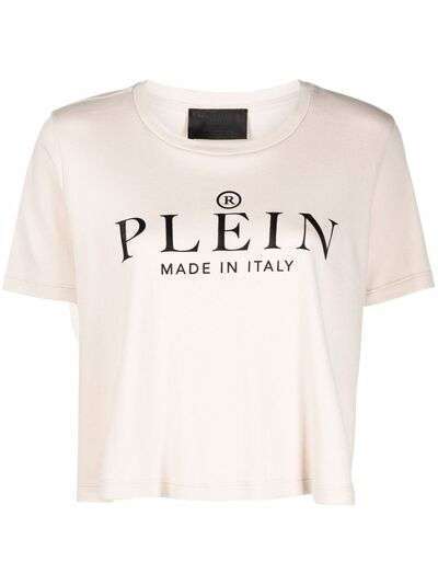 Philipp Plein укороченная футболка Iconic Plein
