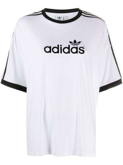 adidas футболка оверсайз с логотипом