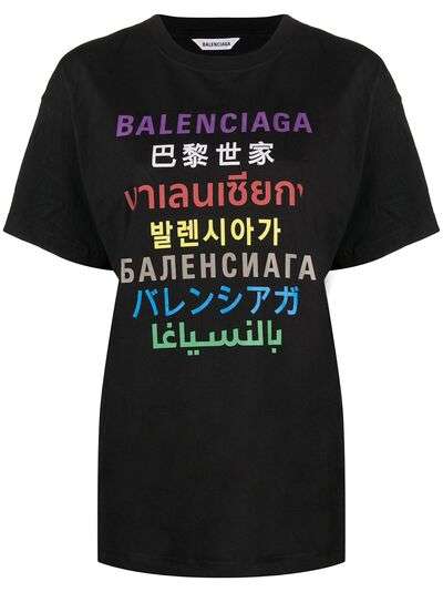 Balenciaga футболка Languages XL