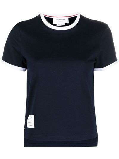 Thom Browne футболка с асимметричным подолом