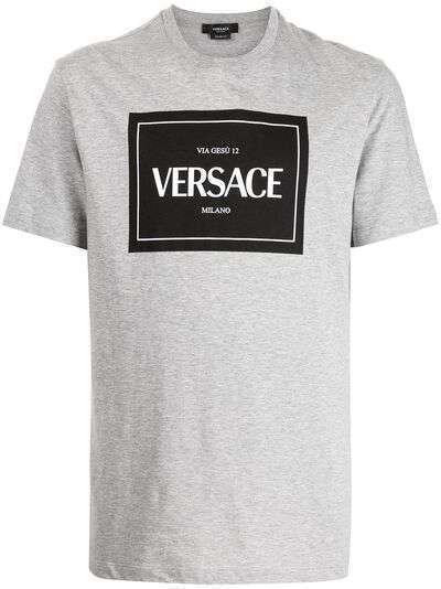 Versace футболка с логотипом
