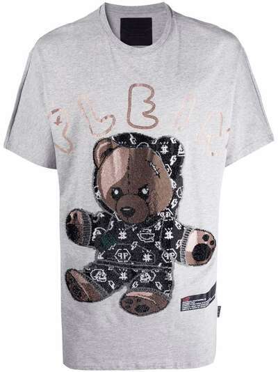Philipp Plein футболка SS Stones Teddy Bear