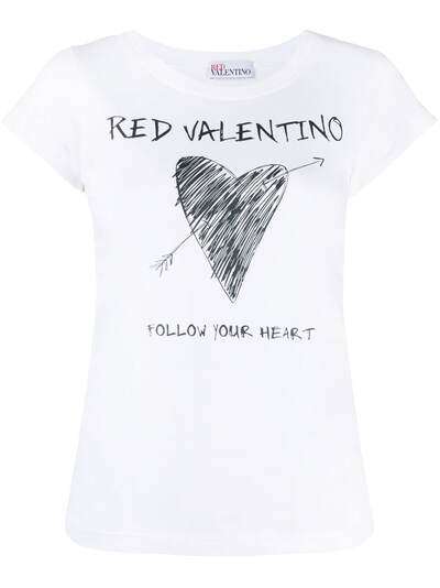 RED Valentino футболка Follow Your Heart