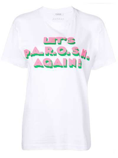 P.A.R.O.S.H. футболка с принтом Let's P.A.R.O.S.H. Again!