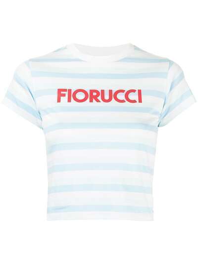 Fiorucci полосатая футболка с логотипом