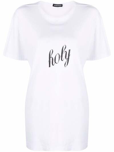 Ann Demeulemeester футболка Holy с графичным принтом