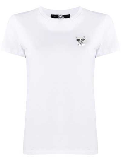 Karl Lagerfeld футболка Choupette с логотипом