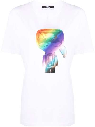 Karl Lagerfeld футболка Pride Ikonik