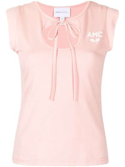 Alice McCall футболка AMC Sport с завязками