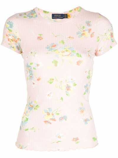 Polo Ralph Lauren футболка с короткими рукавами и цветочным принтом