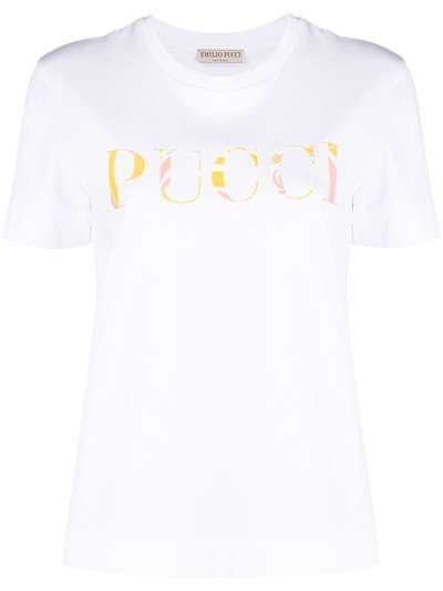Emilio Pucci футболка с абстрактным принтом