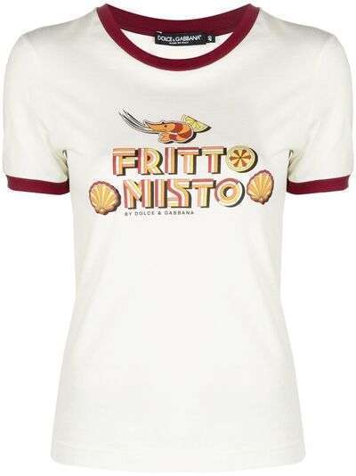 Dolce & Gabbana футболка с принтом Fritto Misto