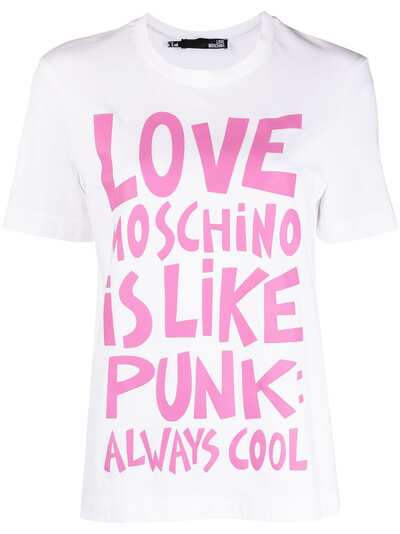 Love Moschino футболка с графичным принтом