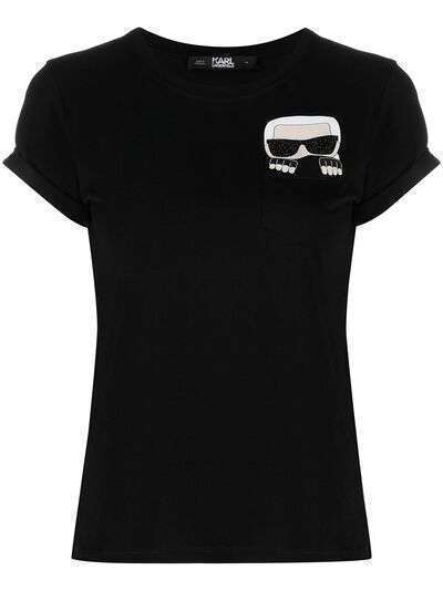 Karl Lagerfeld футболка K/Ikonik с карманом