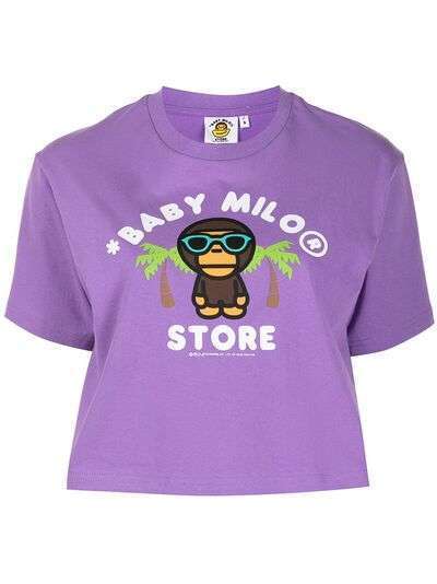 *BABY MILO® STORE BY *A BATHING APE® футболка с логотипом