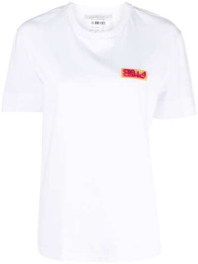 Stella McCartney футболка Sport с нашивкой-логотипом