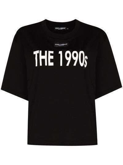 Dolce & Gabbana футболка 1990-х годов с приспущенными плечами