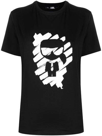 Karl Lagerfeld футболка Ikonik Graffiti