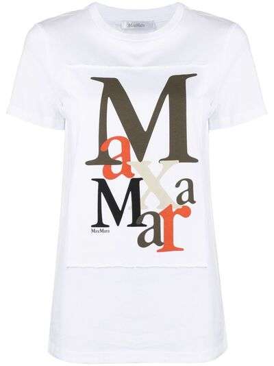 Max Mara футболка с логотипом