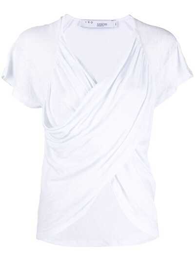 IRO футболка с короткими рукавами и сборками