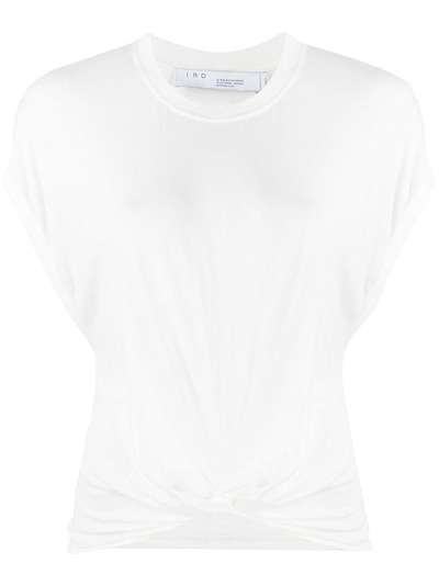 IRO футболка с короткими рукавами и драпировкой