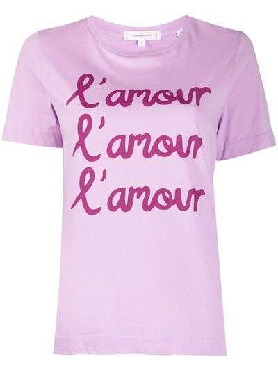 Chinti and Parker футболка с принтом L'Amour