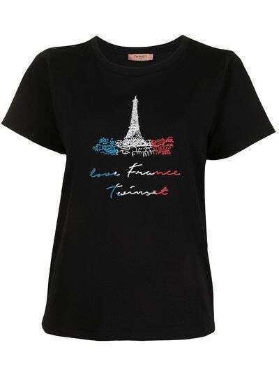 TWINSET футболка Love France