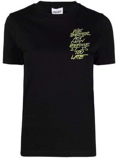 Kenzo We Better Act Now T-shirt