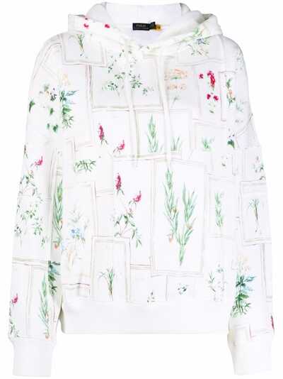 Polo Ralph Lauren худи свободного кроя с цветочным принтом