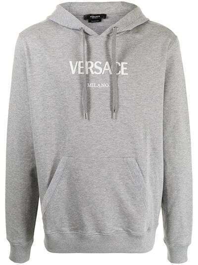 Versace худи с вышитым логотипом