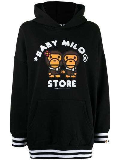 *BABY MILO® STORE BY *A BATHING APE® logo-print hoodie