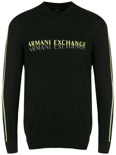 Armani Exchange толстовка с логотипом