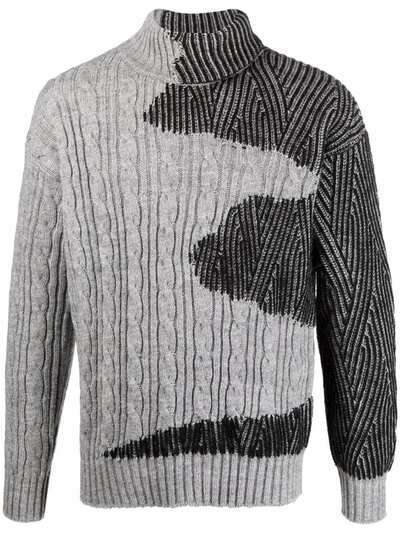 Emporio Armani свитер фактурной вязки